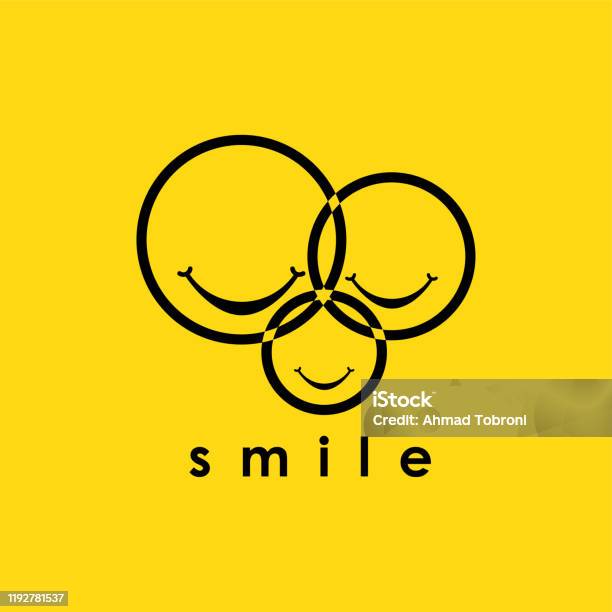 Smile Logo Raggs Smile Logo Vector Template Design Illustration Stock Illustration ...