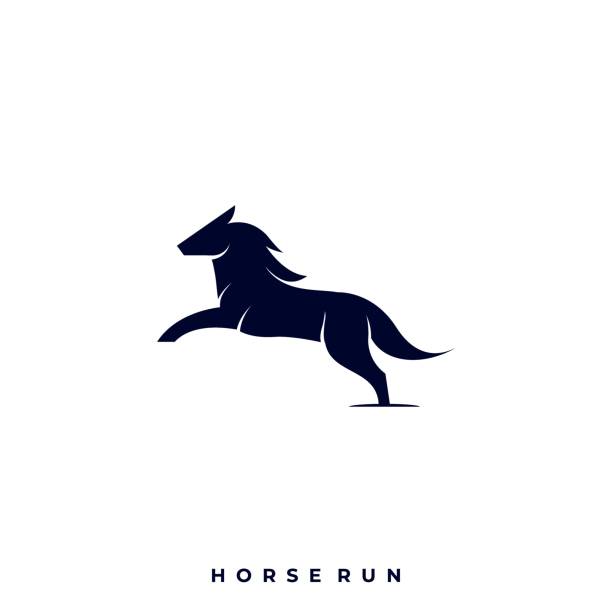 Horse Run Illustration Vector Template Horse Run Illustration Vector Template. Suitable for Creative Industry, Multimedia, entertainment, Educations, Shop, and any related business. beautiful horse stock illustrations