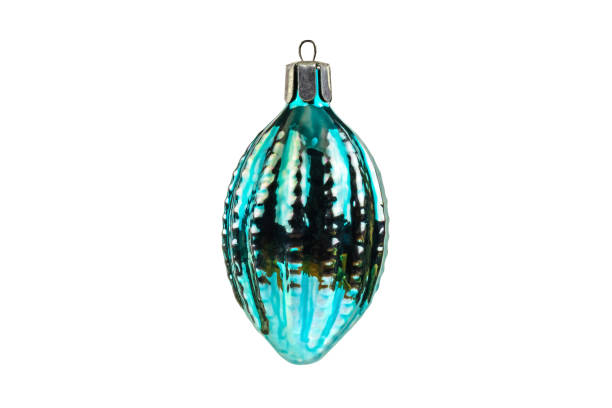 istock Antique Soviet Christmas toy emerald lantern 1192792487