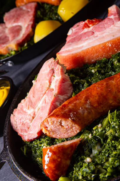 istock rustic kale with pinkel sausage and kassler 1192808494