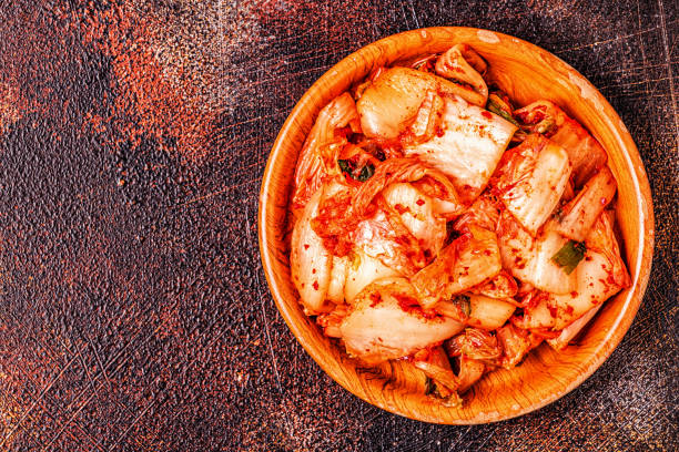 istock Kimchi cabbage. Korean traditional food. 1192817233