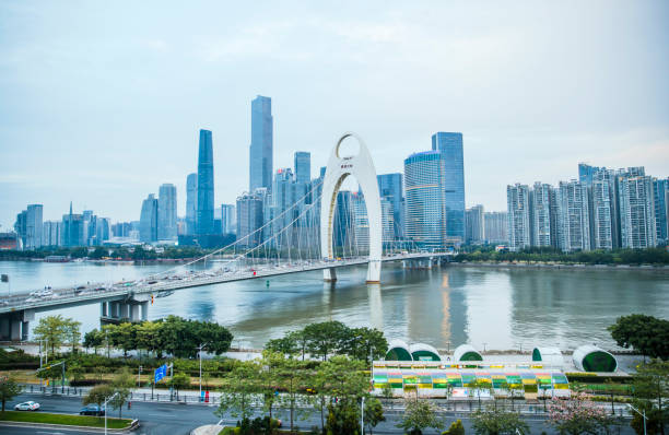 istock The great sunset glow in Guangzhou CBD 1192819356