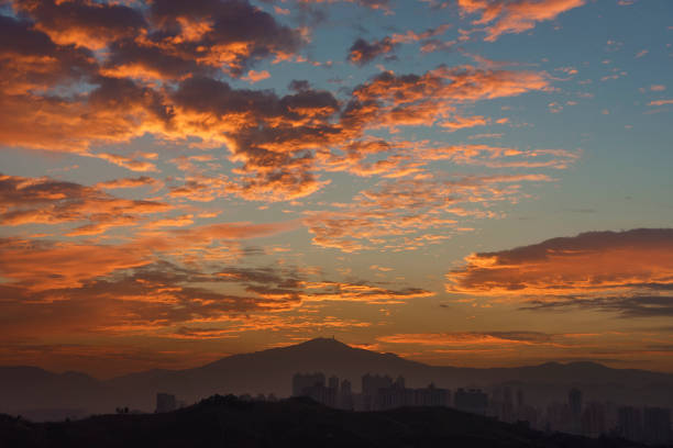 istock Idyllic landscape of sky at dawn 1192821249