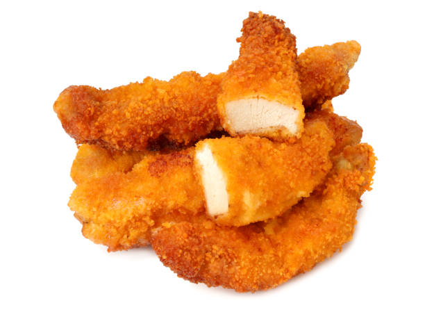 istock Chicken nuggets isolated on white background. fast food 1192822110