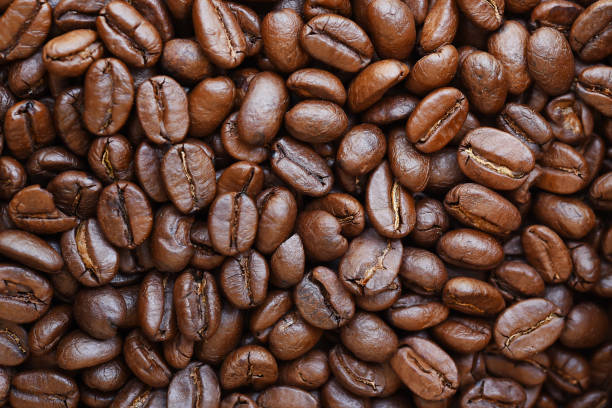 istock Close up of coffee beans 1192822287