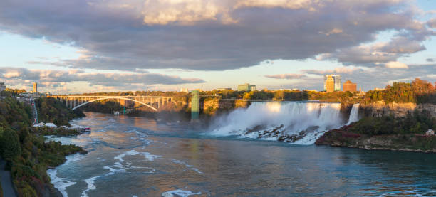 istock View to Niagara Falls from Canadian side 1192827645