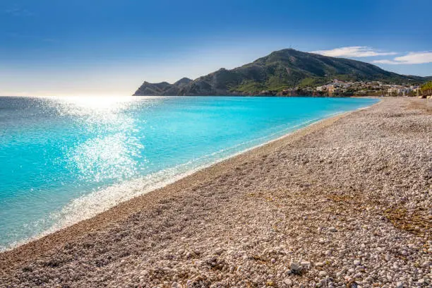 Altea beach in Alicante Mediterranean of Spain