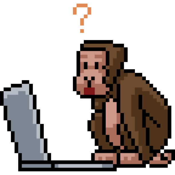 31 Drawing Of The Stupid Monkey Illustrations & Clip Art - iStock