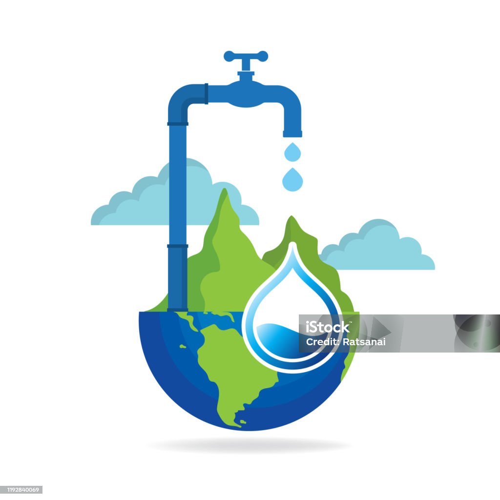 Save Water Save Life Stock Illustration - Download Image Now - Water,  Computer Graphic, Concepts - iStock