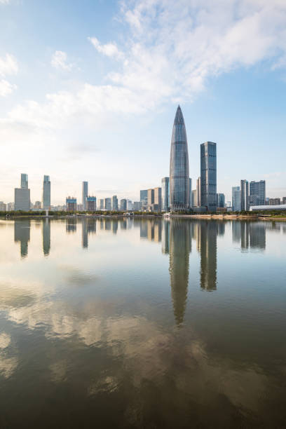 istock China Shenzhen Cityscape at Sunset 1192840125