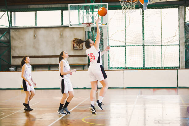 istock Women training basketball 1192840127