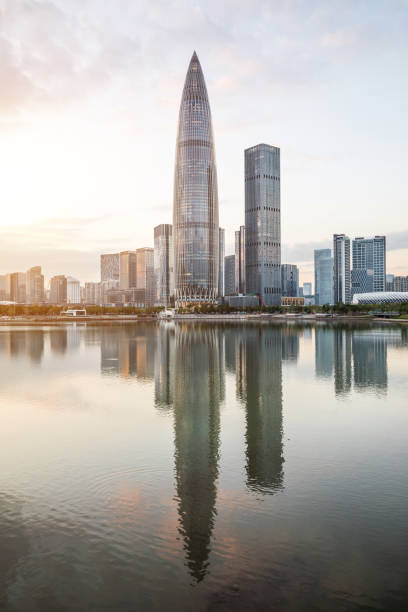 istock China Shenzhen Cityscape at Sunset 1192840196