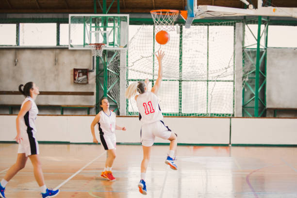 istock Women training basketball 1192840264