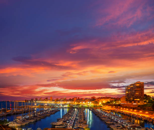 istock El Campello skyline sunset beach in Alicante 1192840306