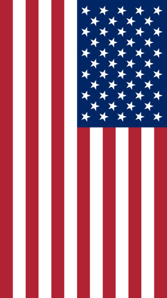 vektor-illustration der flagge der vereinigten staaten von amerika. - glorification stock-grafiken, -clipart, -cartoons und -symbole