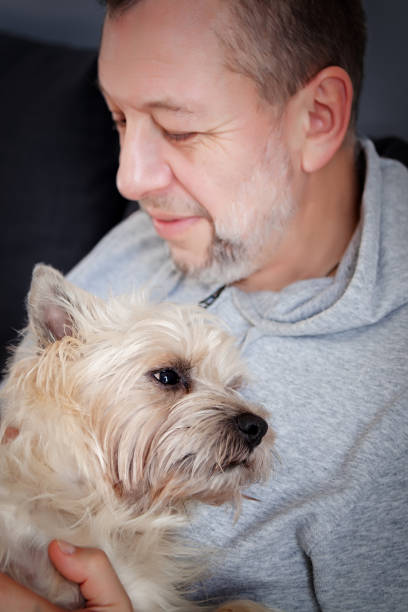 istock Man and his dog 1192844378