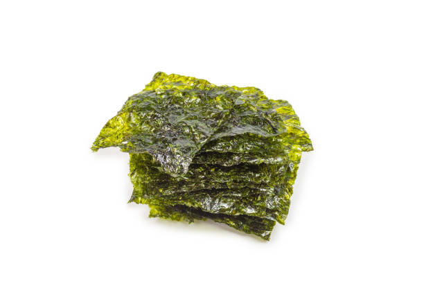 istock Nori seaweed isolated on white. 1192846149