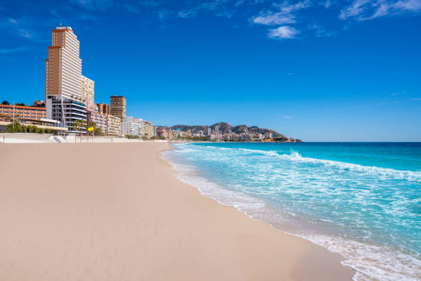 istock Benidorm Poniente Beach in Alicante Mediterranean Spain 1192848214