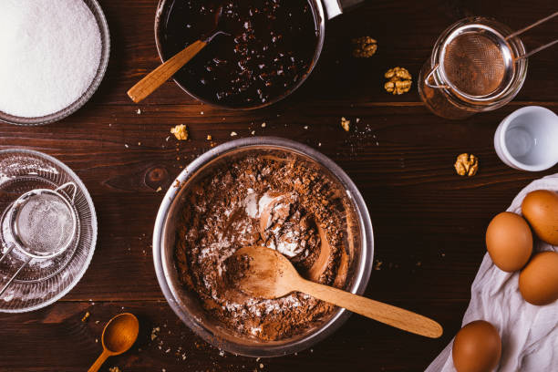 istock View from above bowl of mixed cocoa powder 1192853905