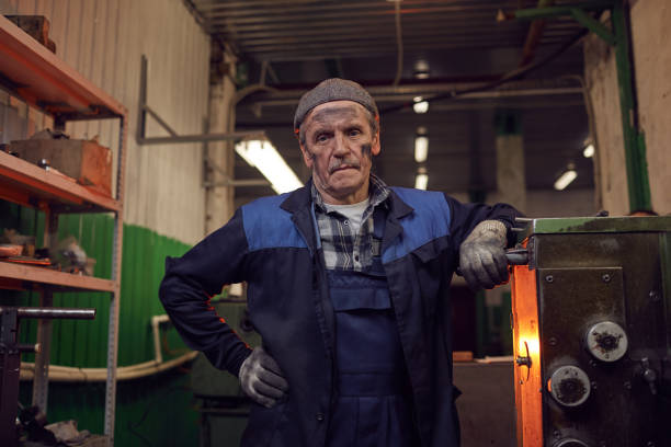 istock Mature worker in the plant 1192854365