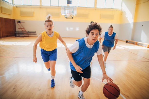 istock Women basketball match 1192854613