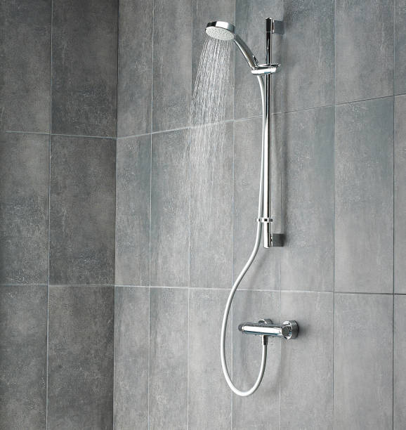 Shower head with running water
