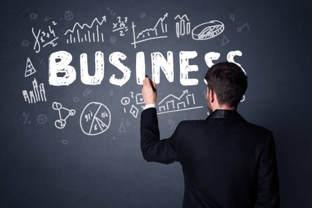 istock Businessman with business plan 1192863889