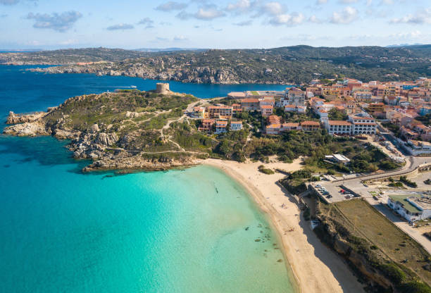 praia de rena bianca - santa teresa de gallura - bianca - fotografias e filmes do acervo