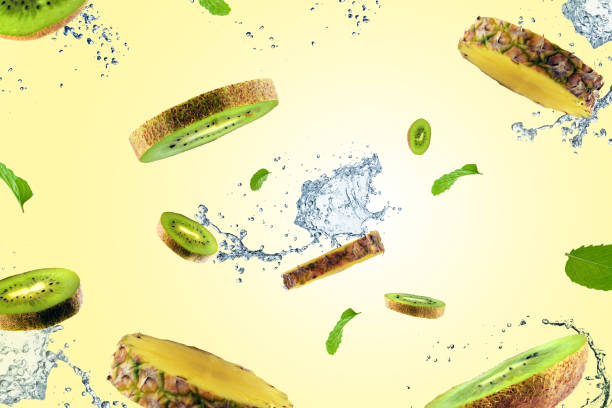 istock Splashing fruits 1192870308