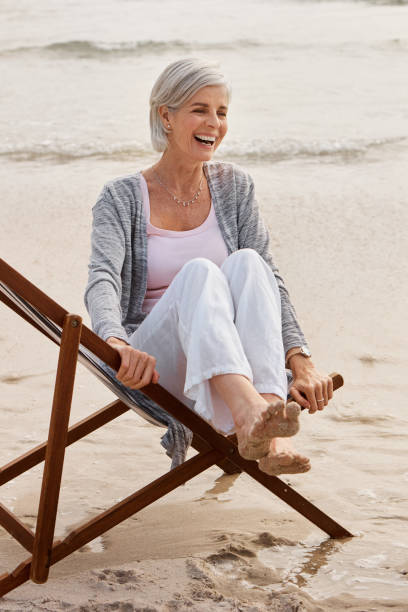 istock She always has a great time at the beach 1192870591
