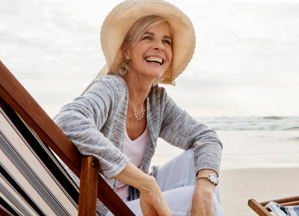 istock The beach is her happy place 1192870604
