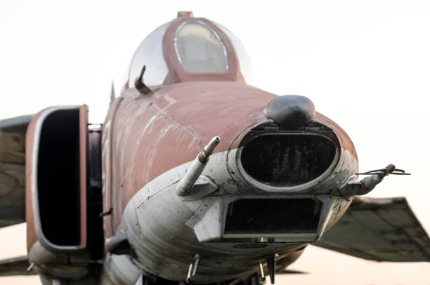 istock old military army fighter aircraft close up 1192870802