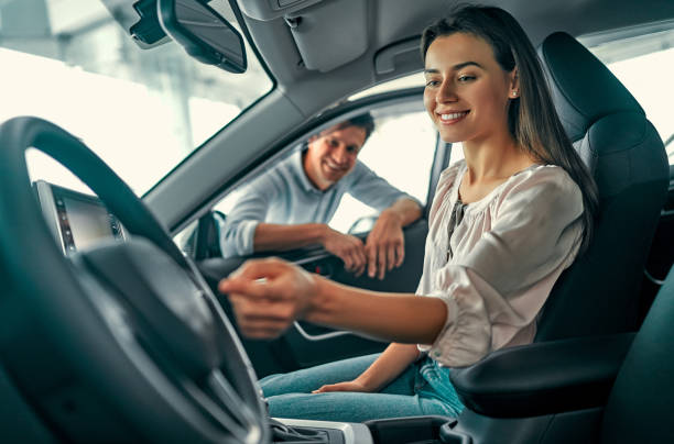 istock Visit to the dealership. 1192870979