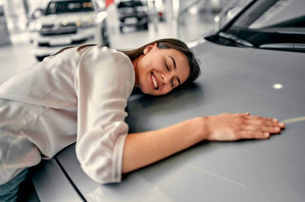 visit to the dealership. - team human hand cheerful close up imagens e fotografias de stock