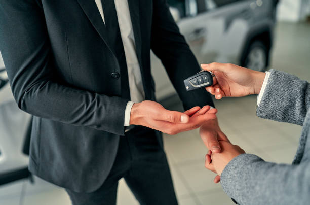 istock Visit to the dealership. 1192871446