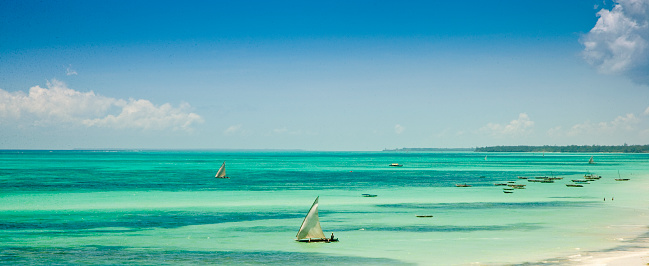 Indian Ocean off the coast of Zanzibar