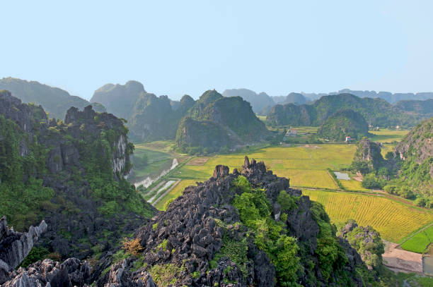 istock Tam Coc overview, Ninh Binh Province, North Vietnam 1192874315