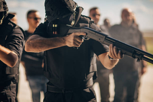 istock SWAT team going on a mission together 1192874345