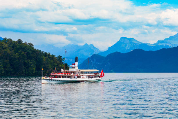 istock Tourist cruise boat, Lucerne Lake 1192877580