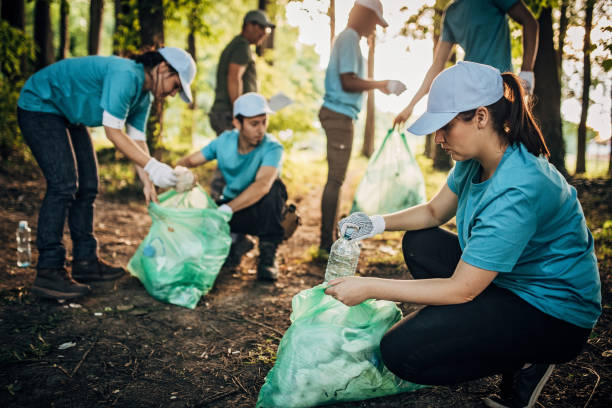 istock Volunteers in the park 1192877652