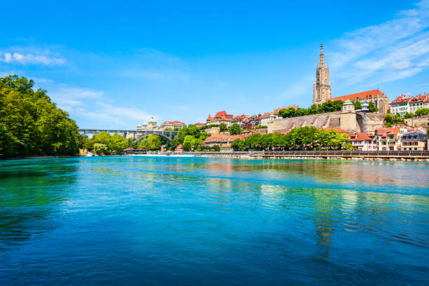 istock Bern aerial panoramic view, Switzerland 1192877828