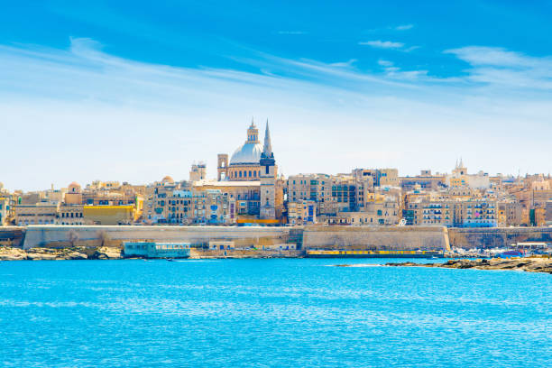 istock Beautiful landscape with a panoramic view of the Valletta 1192880965