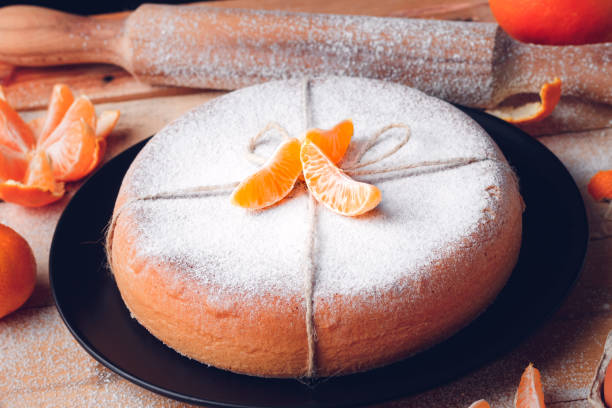 istock Homemade orange cake with ingredients 1192883702