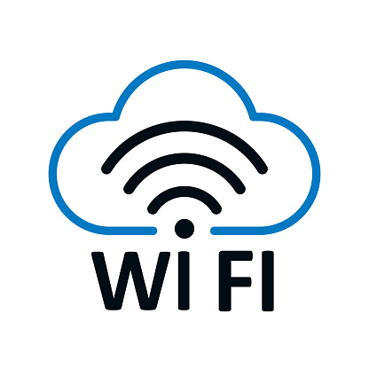 Wifi Cloud Internet Icon Vector For Stock Stock Illustration - Download  Image Now - Advertisement, Business, Cafe - iStock