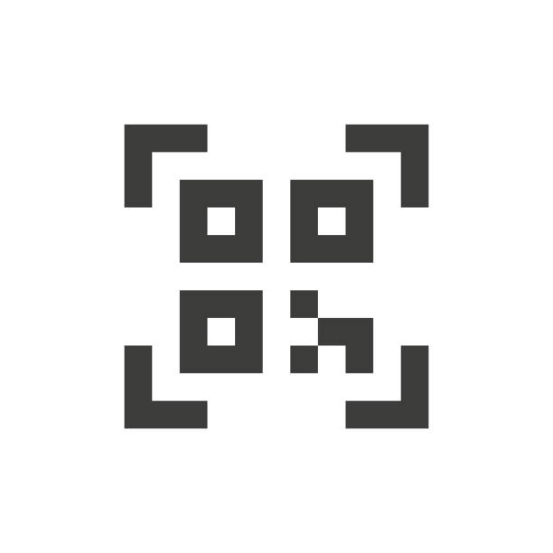 illustrations, cliparts, dessins animés et icônes de icône de code qr. illustration de vecteur dans la conception plate - qr code