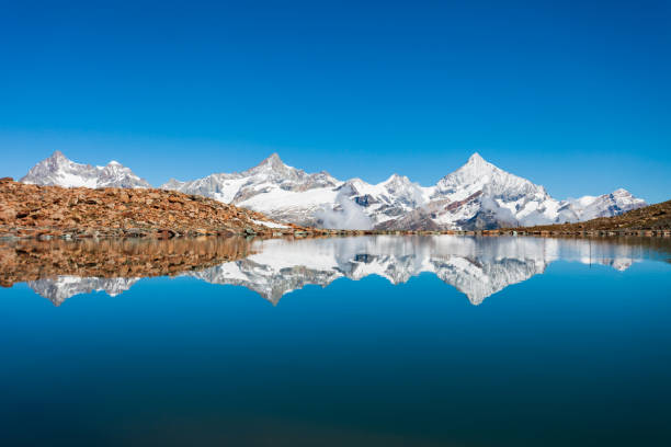 istock Riffelsee lake and Matterhorn, Switzerland 1192888928