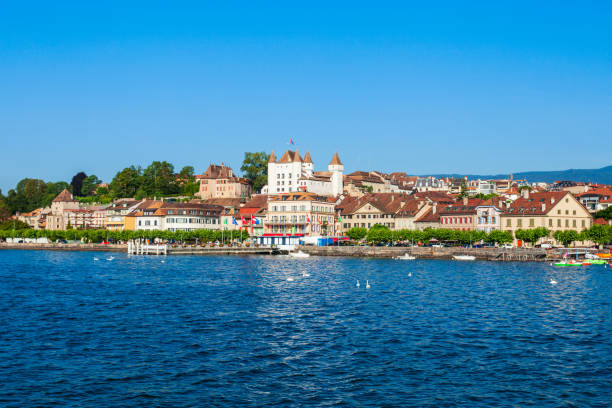 istock Nyon town on Lake Geneva 1192889095