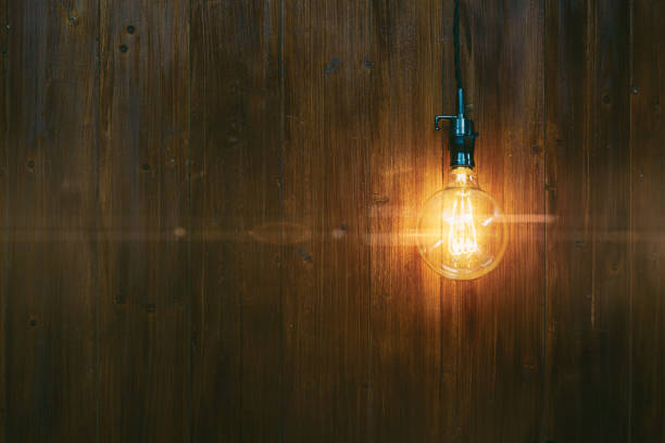 istock Close up photo of glowing bulb 1192889191