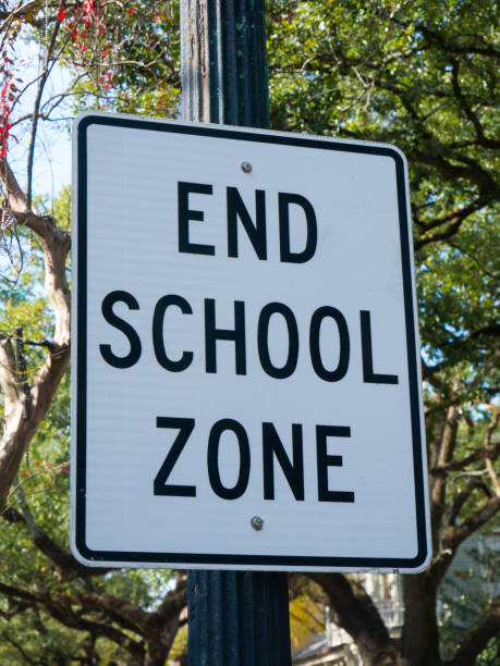 istock End School Zone sign isolated against a white background 1192889440