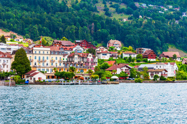 istock Weggis town on Lake Lucerne 1192890438